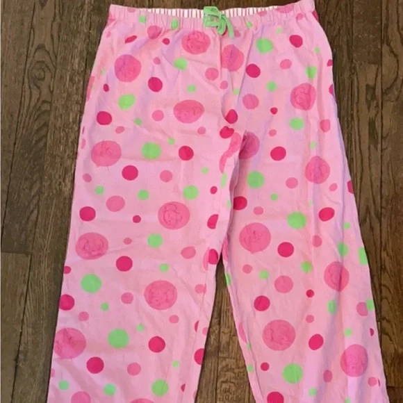 Sz L Disney *Tinkerbell* Pink Cotton PJ Pants - Picture 5 of 6